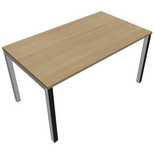 Table de bureau en pied carré de 25mm d'épaisseur Arial - Eol