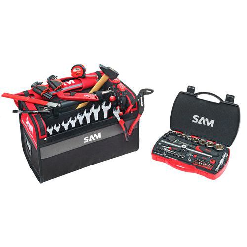 Gereedschapstas met 100 tools voor onderhoudstechnicus - Sam