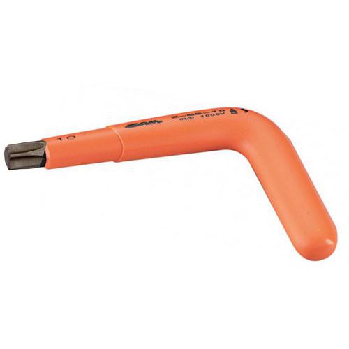 Gebogen binnenzeskantsleutel Torx geisoleerd 1000V - Sam