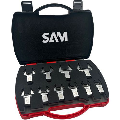 Gereedschapskoffer met 10 metrische inzetstuk 14 x 18 mm - Sam