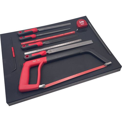 Foam module 3/3 zagen, meten, vijlen - Sam