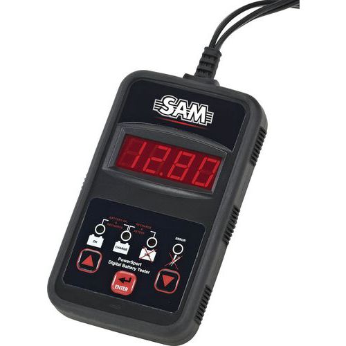 Tester voor loodaccu en dynamo 12 V - Sam Tester voor loodaccu en dynamo 12 V - Sam