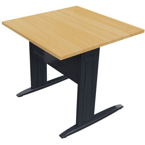 Bureau vierkant L-poot 80 cm Idol - Eol Bureau vierkant L-poot 80 cm Idol - Eol