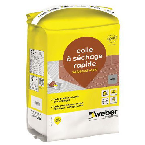 Mortellijm voor tegels - Webercol rapid 5 kg