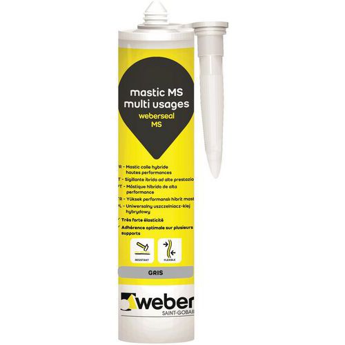 Multifunctionele kit - Weberseal MS 290 ml Multifunctionele kit - Weberseal MS 290 ml