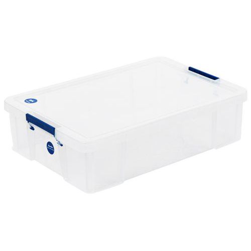 Opbergbak met deksel - Lengte 320 tot 580 mm - 10 tot 70 l - Manutan Expert