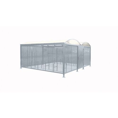 Overkapping Fleury, Totale lengte: 6 m, Totale diepte: 5 m, Model: Fleury, Aantal plaatsen: 12