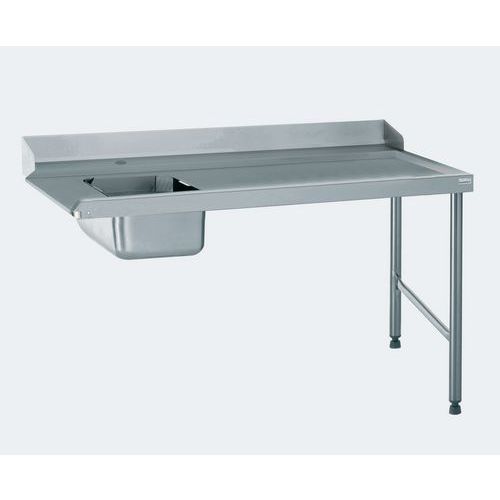 Invoertafel zonder TVD - Aansluiting links 1600 mm - Tournus Equipement