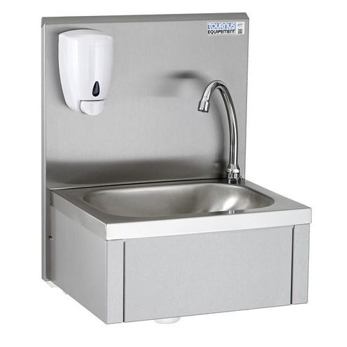 Handwasbak GC steun 540 mm - Zeepdispenser - Tournus Equipement