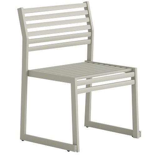 Banc avec dossier en acier galvanisé - 60 cm - Urbantime