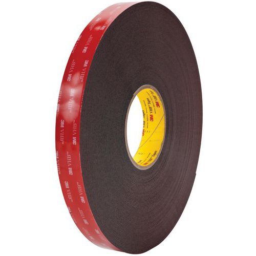 Dubbelzijdige tape VHB™ 5952F - zwart - 33 m - 3M™