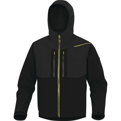 Jack Van Softshell, Type kledingstuk: Softshell jas, Geslacht: Unisex, Kleur: Oranje/grijs, Maat: M