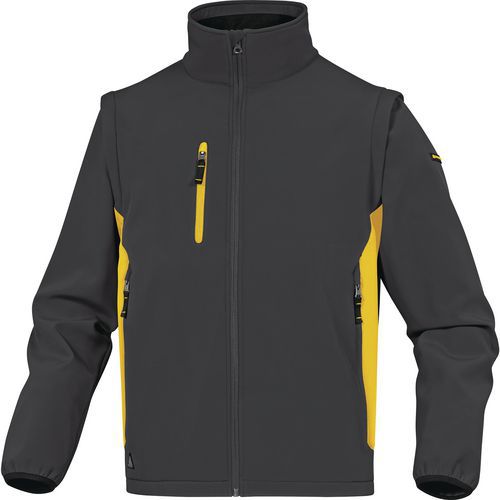 Veste softshell polyester elasthanne manches amovibles - Delta Plus