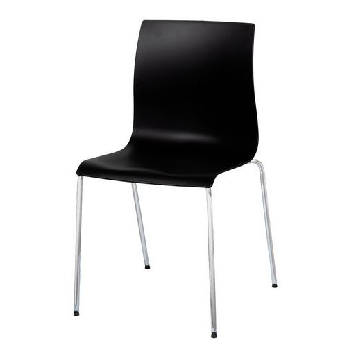 Chaise Arko - Lot de 2 - Pied chromé - Meet By Paperflow Chaise Arko - Lot de 2 - Pied chromé - Meet By Paperflow