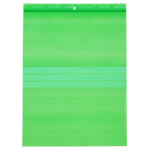 Gripzakjes gerecycled - groen 100 µm - Manutan Expert