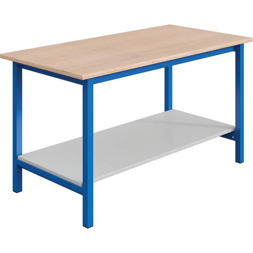 Etabli PTH plateau Multiplis Hêtre 24 mm avec plancher mélaminé Sofame