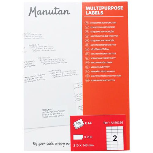 Multifunctionele etiketten - Manutan Expert