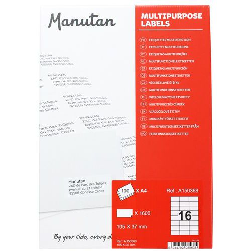 Étiquettes multifonction - Manutan Expert