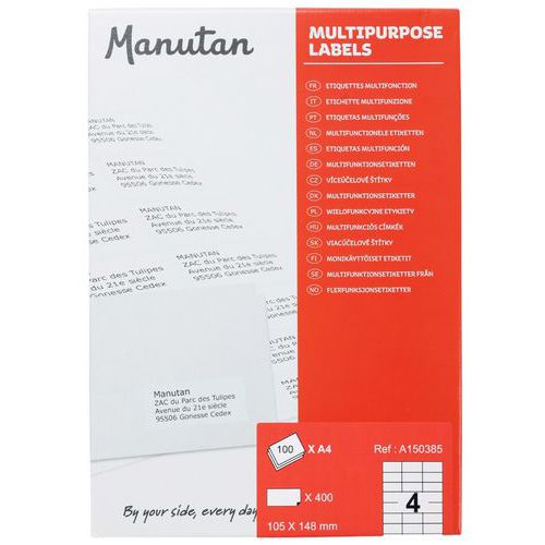 Étiquettes multifonction - Manutan Expert
