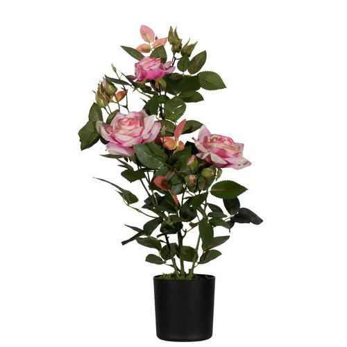 Kunstbloem roze roos - Meet By Paperflow