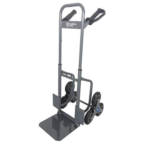 Diable 3 roues avec bavette pliante- Force 150 kg - Manutan Expert