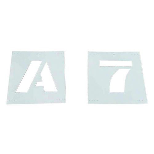 Sjabloon letters en cijfers PVC