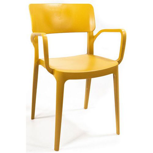 Stapelstoel Wing met armleuning - Veba