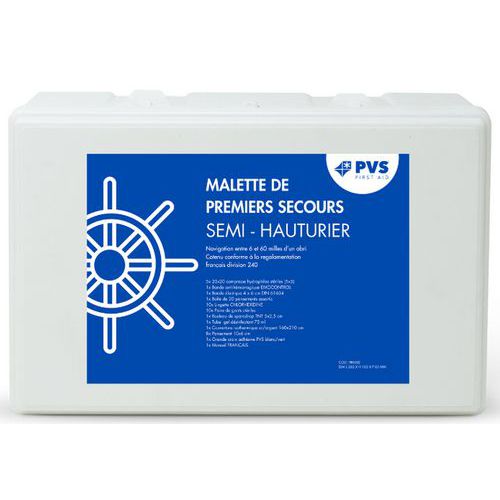 Trousse de secours nautique Eurokit - entre 6NM et 60NM Trousse de secours nautique Eurokit - entre 6NM et 60NM