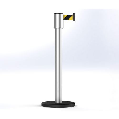 Afzetpaal Storetrac, geanodiseerd trekband 6 m - Beltrac