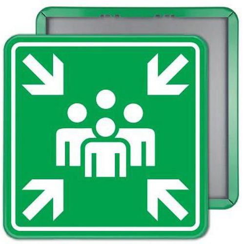 Verzamelplaats bord, aluminium - Relexim