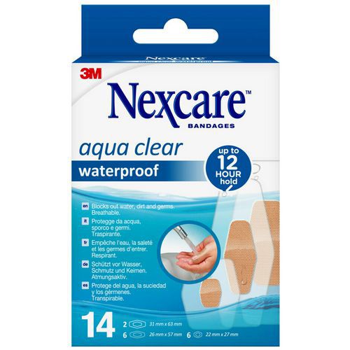 Pleister Waterproof Nexcare™ Aqua Clear - 3M