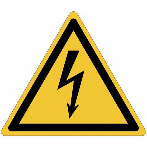 Waarschuwingsbord - Elektrische spanning - Pvc - Manutan Expert Waarschuwingsbord - Elektrische spanning - Pvc - Manutan Expert