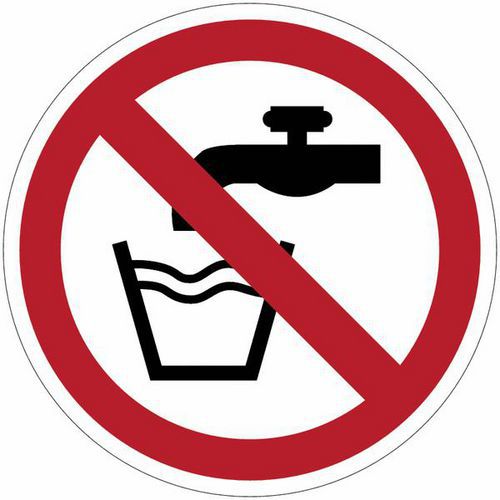 Panneau interdiction - Eau non potable - PVC - Manutan Expert Panneau interdiction - Eau non potable - PVC - Manutan Expert