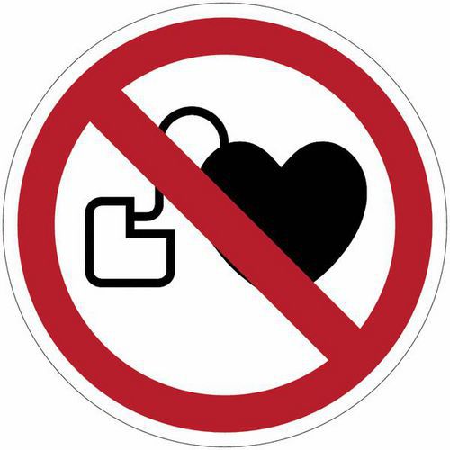 Bord Verboden voor dragers van pacemakers - PVC - Manutan Expert Bord Verboden voor dragers van pacemakers - PVC - Manutan Expert