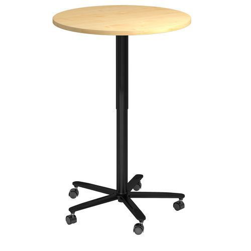Ronde vergadertafel 80 cm in hoogte verstelbaar - Hammerbacher