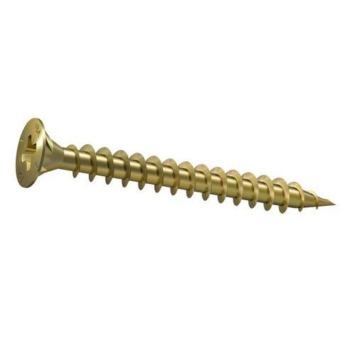 Schroeven VBA, Materiaal: Staal, Schroefdraad Ø: 6 mm, Schroef uitsparing: Pozidriv, Type steun: Hout