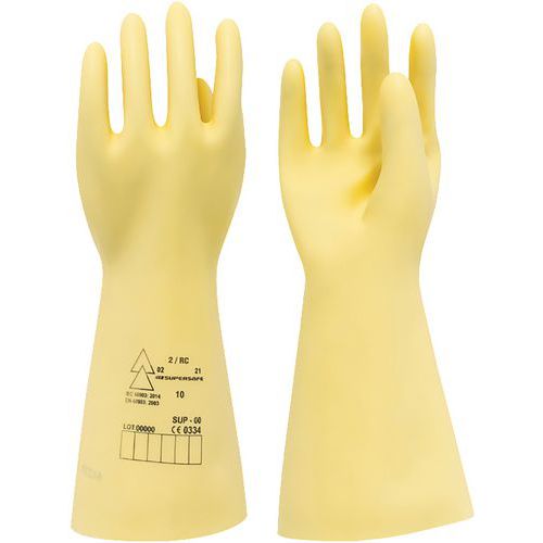 Elektrohandschoen latex klasse 2 - Catu Elektrohandschoen latex klasse 2 - Catu