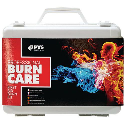 Trousse de premiers secours Spécial brûlure - Kit pro - PVS