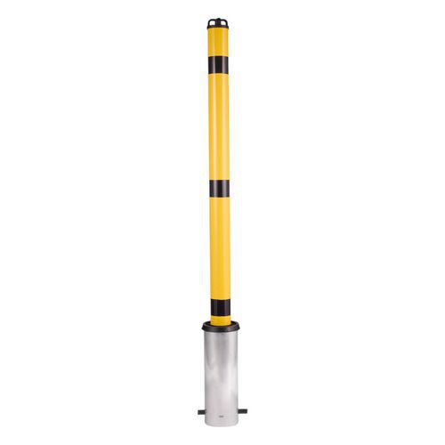 Poteau aluminium D60 mm tête chaine - Croso