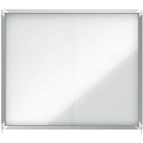 Glazen binnenvitrine afsluitbaar Premium Plus A4 - Nobo