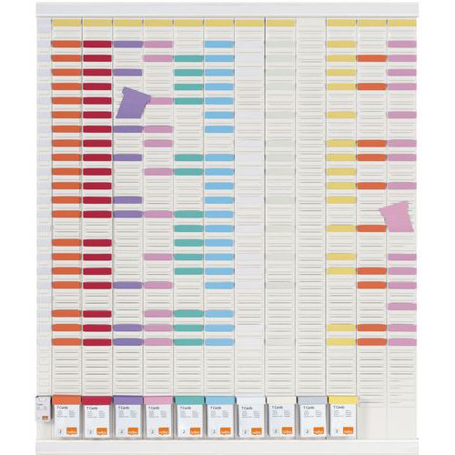 Jaarplanning T-Kaart kit - Wit - Nobo