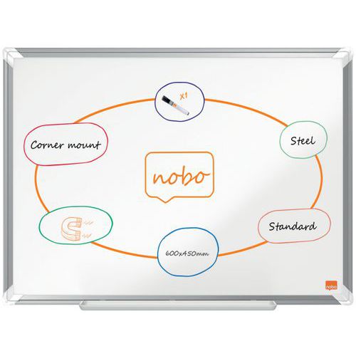 Magnetisch whiteboard staal - Premium Plus - Nobo