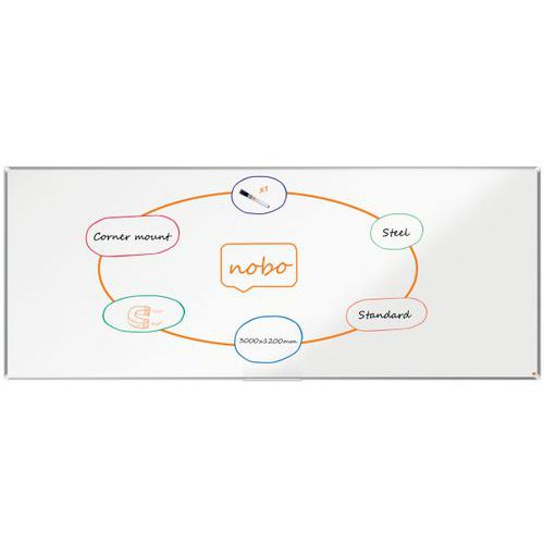 Magnetisch whiteboard staal - Premium Plus - Nobo
