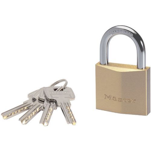 Beugelhangslot -massief messing - set van 2 - Master Lock