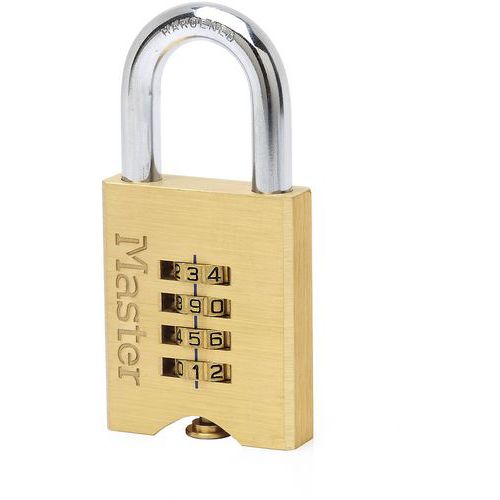 Cijferhangslot - massief messing 50mm - Master Lock