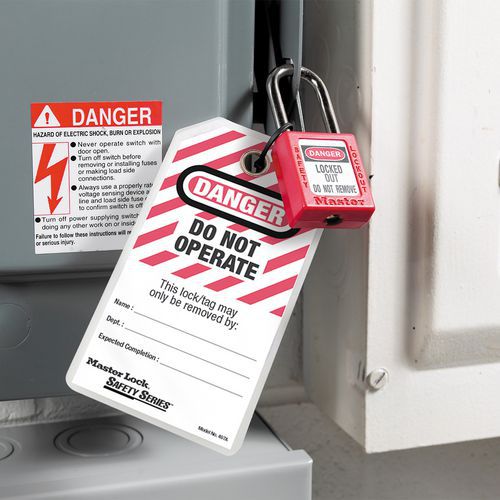 Lockoutlabel - set van 12 - Master Lock