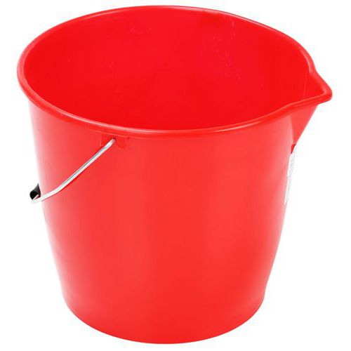Seau rond avec bec verseur - 12 L - Manutan Expert