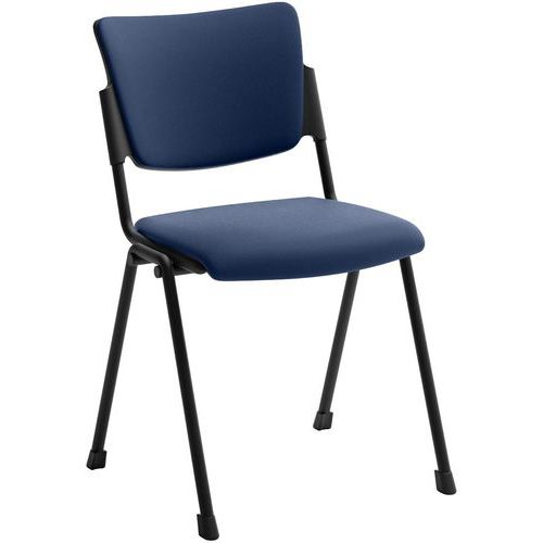 Chaise campus à 4 pieds en tissu pour visiteur - Quadrifoglio