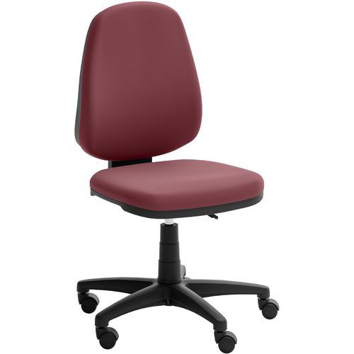 Siège de bureau bas en écocuire auto-ajustable Open - Quadrifoglio
