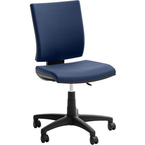 Siège de bureau bas en tissu auto-ajustable Optima - Quadrifoglio
